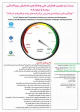 پیش بینی توانگری مالی شرکت های بیمه با استفاده از تکنیک های داده کاوی مورد مطالعه: صنعت بیمه ایران 