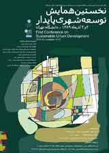 نقش فضاهای زیرسطحی در دستیابی به توسعه شهری پایدارمطالعه موردی: شهر مشهد
