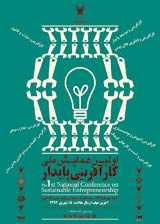 شناسایی و تشخیص فرصت کارآفرینی صنعت گردشگری استان گلستان